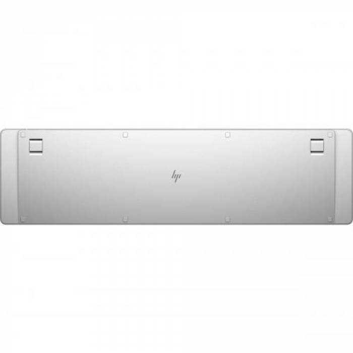 Tastatura HP 970 Programmable, USB Wireless, Silver