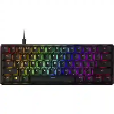 Tastatura HP HyperX Alloy Origins 60 Red Switch, RGB LED, USB, Black