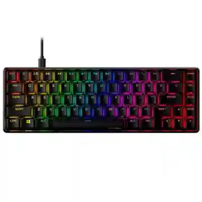 Tastatura HP HyperX Alloy Origins 65 Red Switch, RGB LED, USB, Black