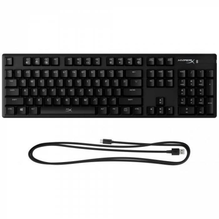 Tastatura HP HyperX Alloy Origins Aqua Switch, RGB LED, USB, Black