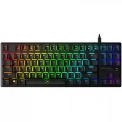 Tastatura HP HyperX Alloy Origins Core Blue Switch, RGB LED, USB, Black