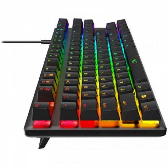 Tastatura HP HyperX Alloy Origins Core Blue Switch, RGB LED, USB, Black