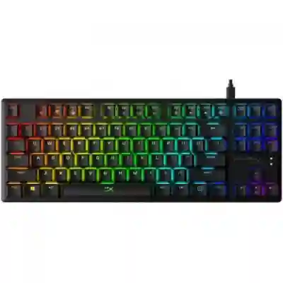 Tastatura HP HyperX Alloy Origins Core Red Switch, RGB LED, USB, Black