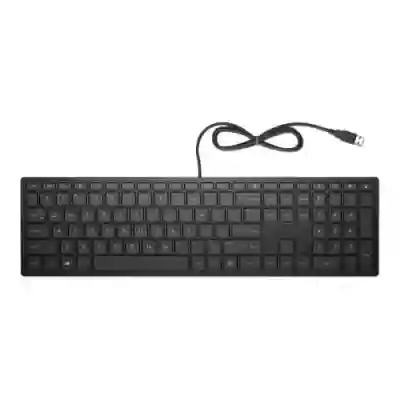 Tastatura HP Pavilion 300, USB, Cheddar black