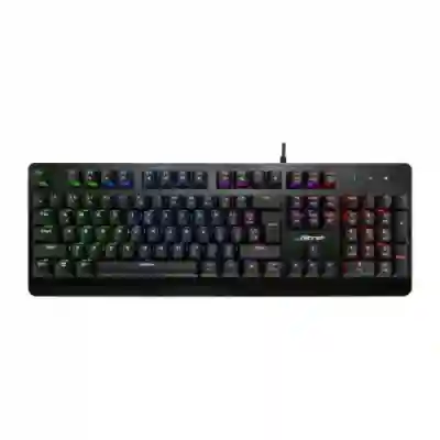 Tastatura Inter-Tech Nitrox, RGB LED, USB, Black