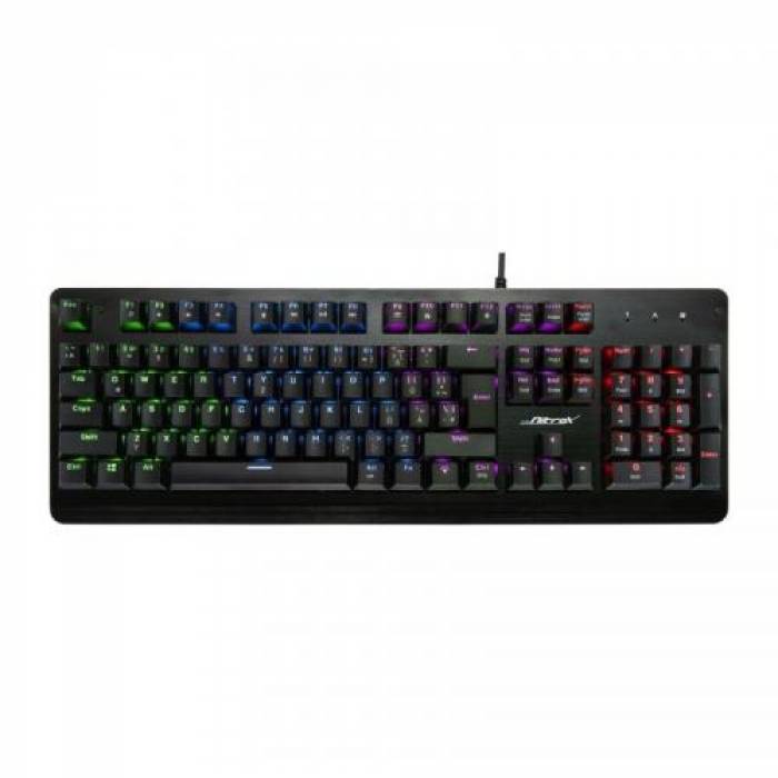 Tastatura Inter-Tech Nitrox, RGB LED, USB, Black