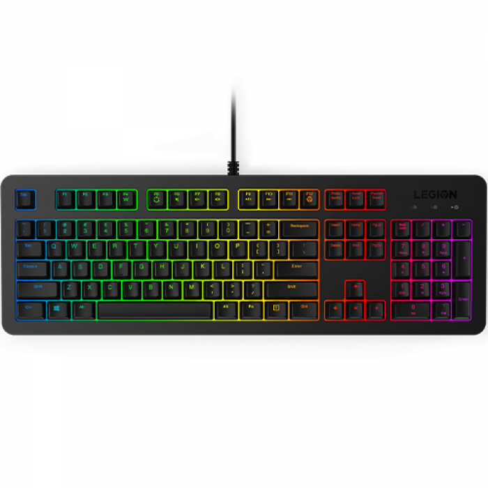 Tastatura Lenovo Legion K300, RGB LED, USB, Black