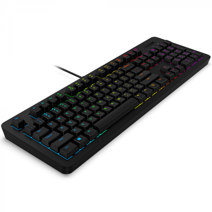 Tastatura Lenovo Legion K300, RGB LED, USB, Black