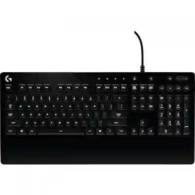 Tastatura Logitech G213 Prodigy, RGB LED, USB, Layout US, Black