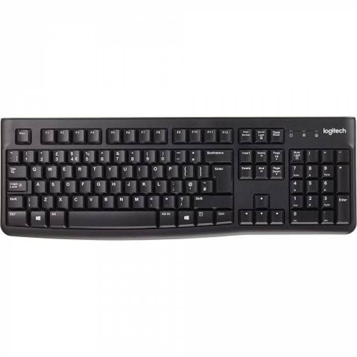 Tastatura Logitech Teclado K120, USB, Black