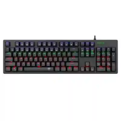 Tastatura mecanica T-Dagger Bermuda, RGB LED, USB, Black