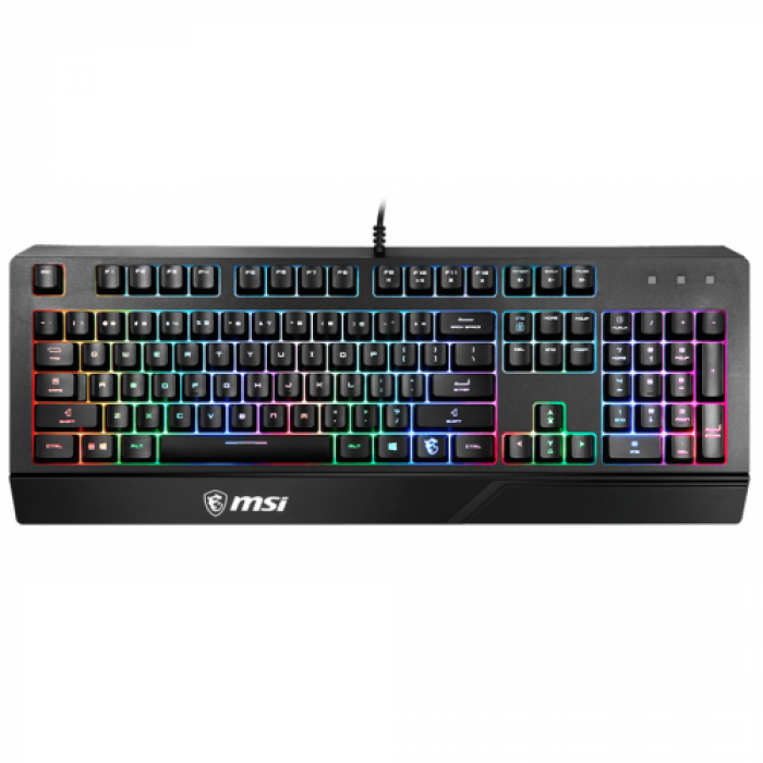 Tastatura MSI Vigor GK20, RGB LED, USB, Black