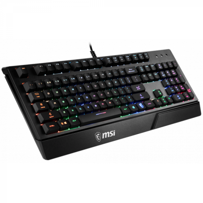 Tastatura MSI Vigor GK20, RGB LED, USB, Black