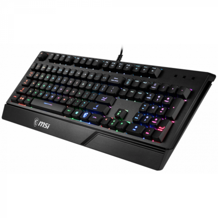 Tastatura MSI Vigor GK20, RGB LED, USB, Black