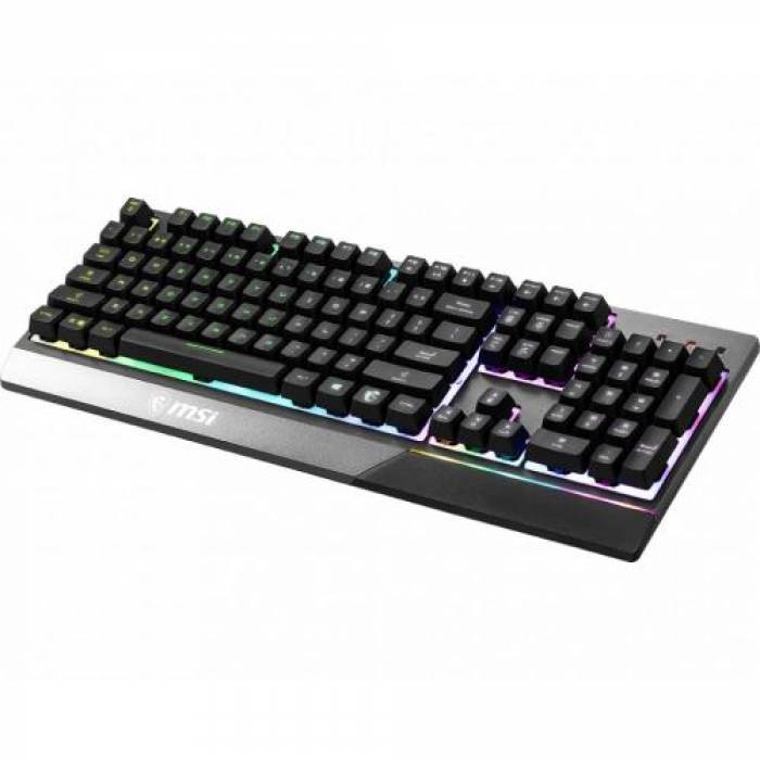 Tastatura MSI Vigor GK30, RGB LED, USB, Black