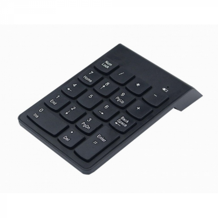 Tastatura numerica Gembird KPD-W-02, USB Wireless, Black