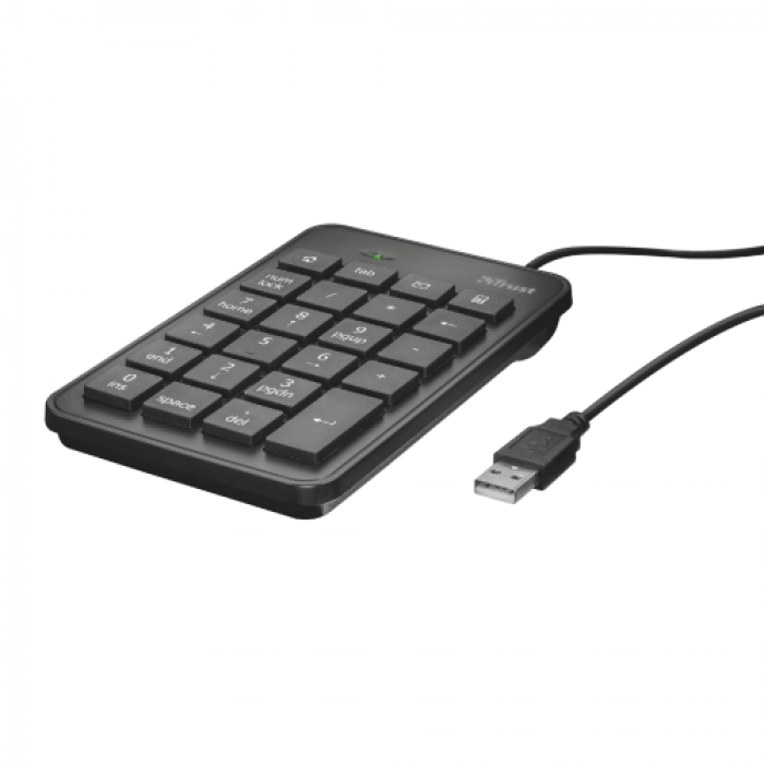 Tastatura numerica Trust Xalas, Black