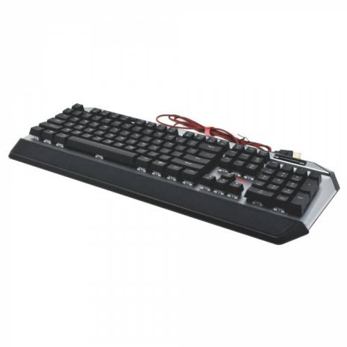 Tastatura Patriot Viper V765, RGB LED, USB, Black-Grey