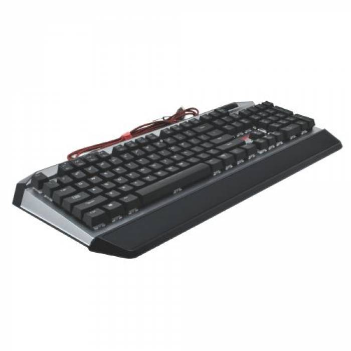 Tastatura Patriot Viper V765, RGB LED, USB, Black-Grey