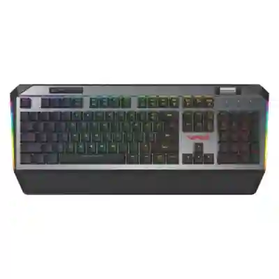 Tastatura Patriot Viper V765, RGB LED, USB, Black-Grey