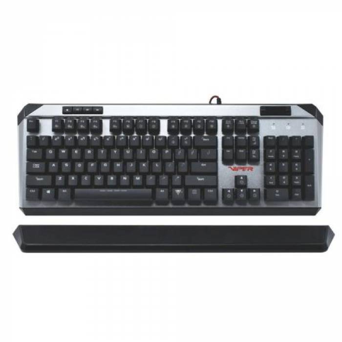 Tastatura Patriot Viper V765, RGB LED, USB, Black-Grey