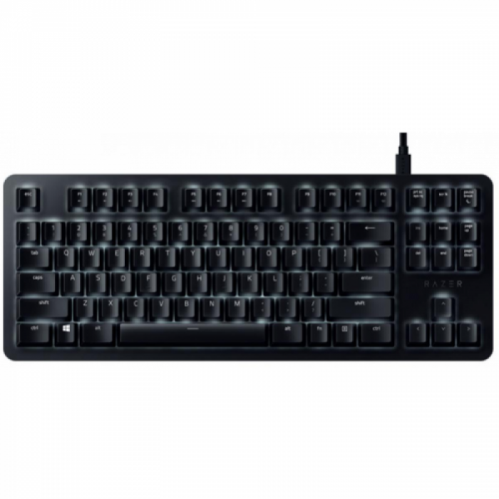 Tastatura Razer BlackWidow Lite Orange Switch Mecanica, White LED, USB, Black