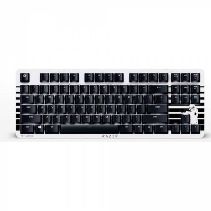 Tastatura Razer Blackwidow Lite StormTrooper, USB, White-Black