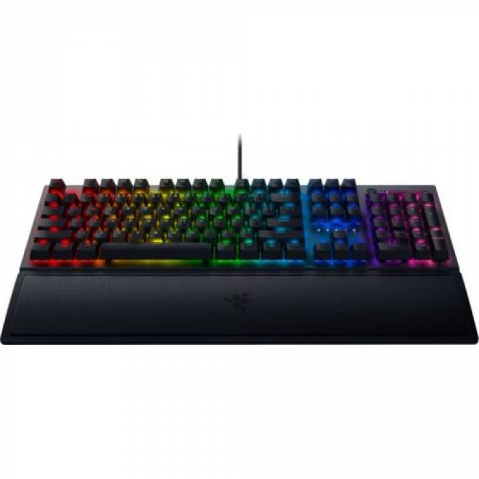 Tastatura Razer BlackWidow V3 Green Switch, RGB LED, USB, Black