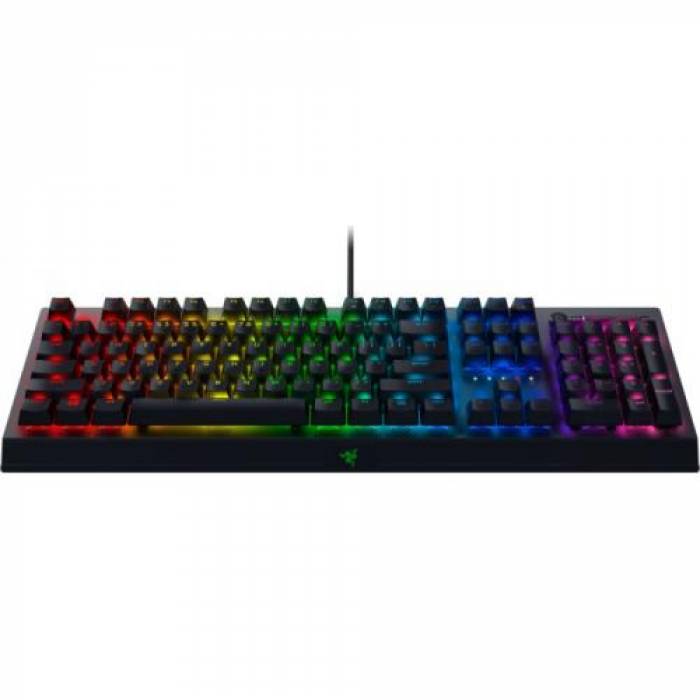 Tastatura Razer BlackWidow V3 Green Switch, RGB LED, USB, Black