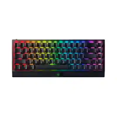 Tastatura Razer BlackWidow V3 Mini HypS PhEd Yellow, RGB LED, USB, Black