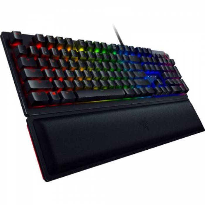 Tastatura Razer Huntsman Elite Optical Linear Switch, RGB LED, USB, Black