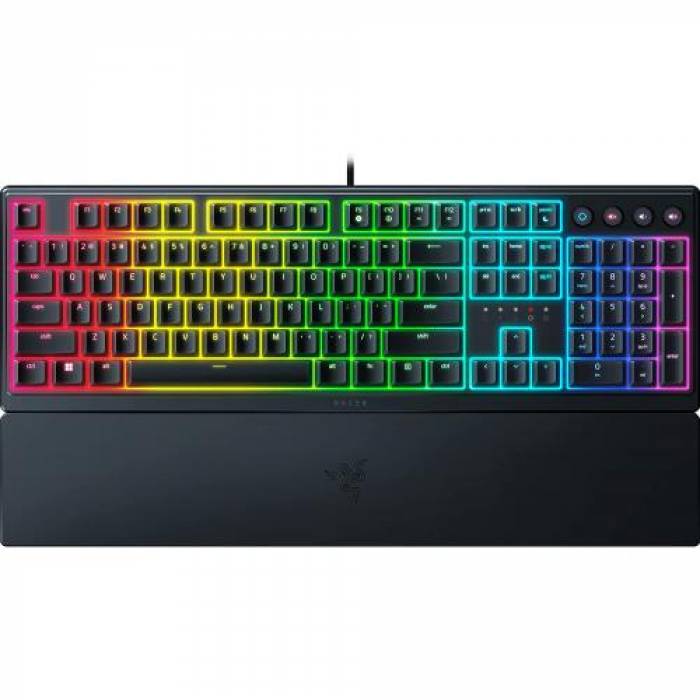 Tastatura Razer Ornata V3, RGB LED, USB, Black