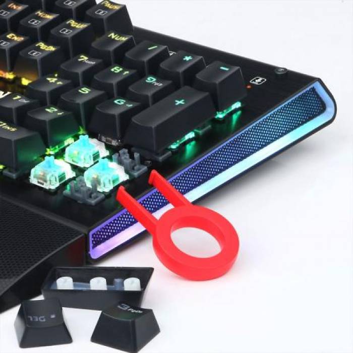 Tastatura Redragon Aryaman, RGB LED, USB, Black