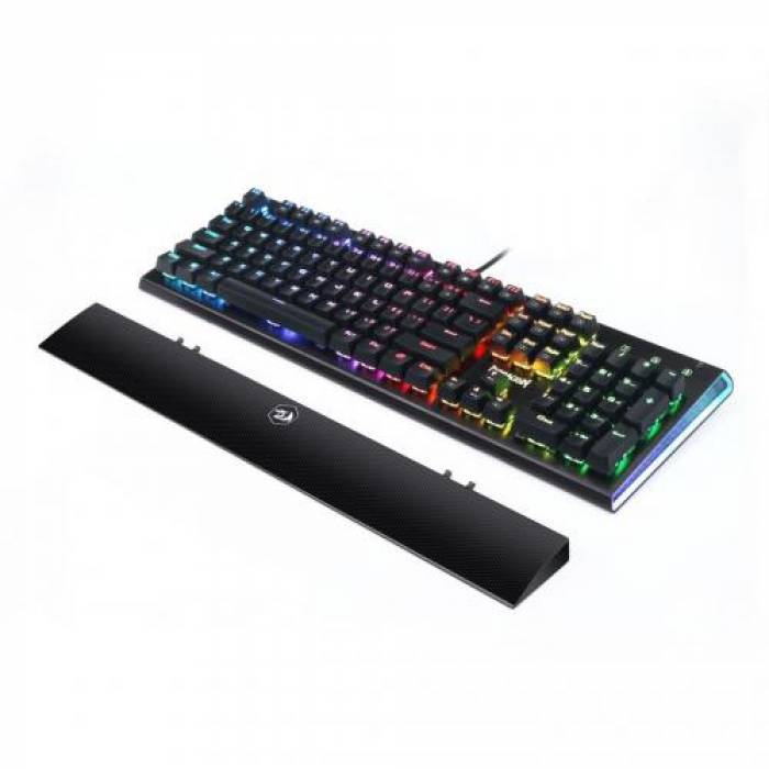 Tastatura Redragon Aryaman, RGB LED, USB, Black