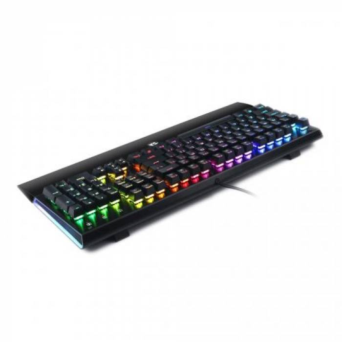 Tastatura Redragon Aryaman, RGB LED, USB, Black