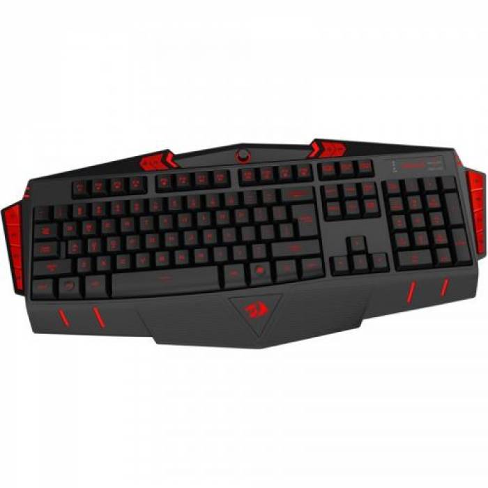 Tastatura Redragon Asura, RGB LED, USB, Black-Red