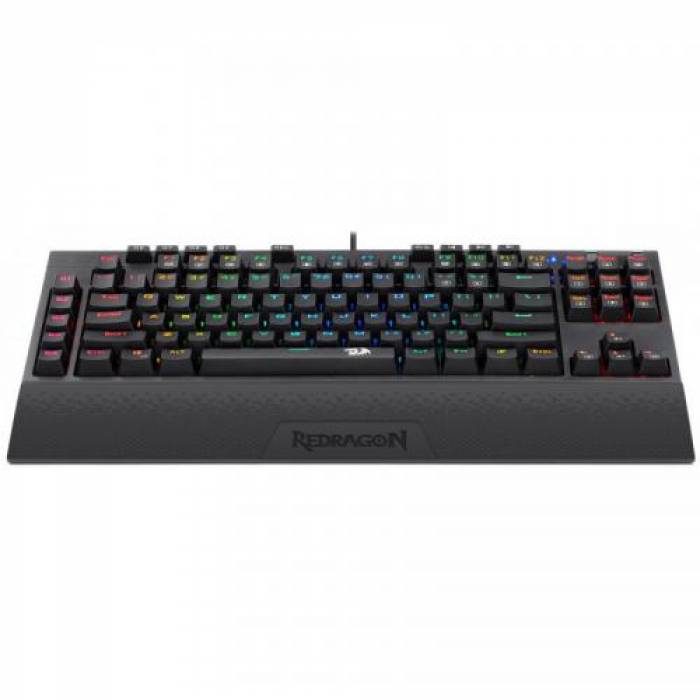 Tastatura Redragon Broadsword, RGB LED, USB, Black