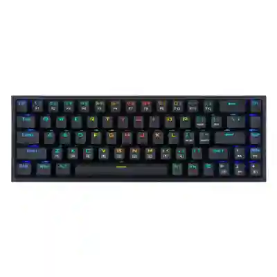 Tastatura Redragon Castor, RGB LED, USB, Black