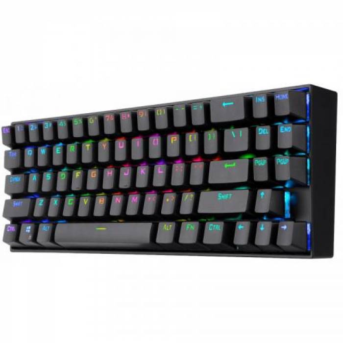 Tastatura Redragon Deimos Mecanica, RGB LED, USB, Black