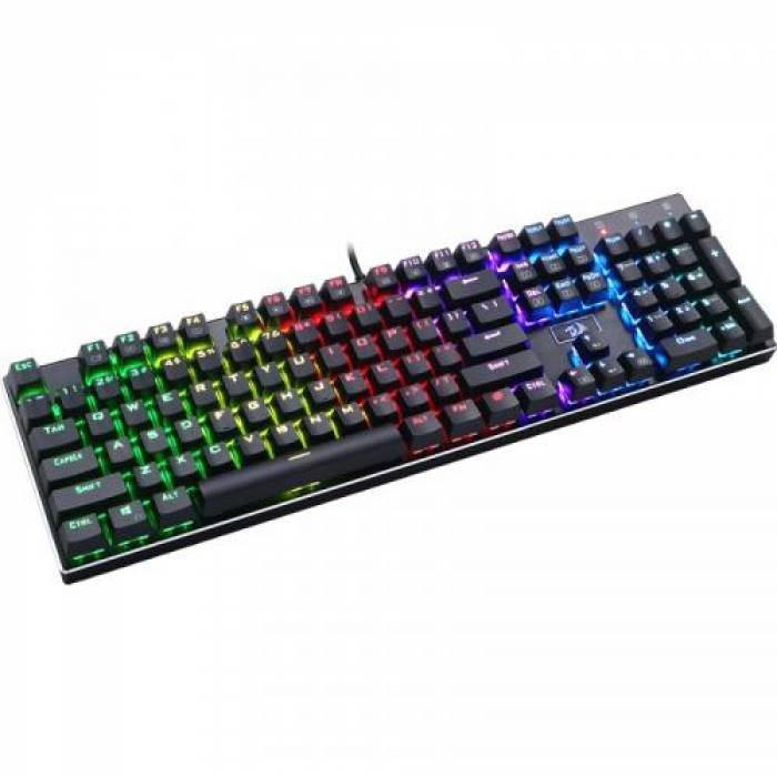 Tastatura Redragon Devarajas, RGB LED, USB, Black