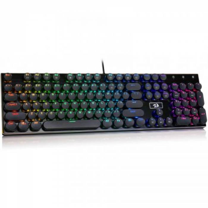 Tastatura Redragon Devarajas, RGB LED, USB, Black