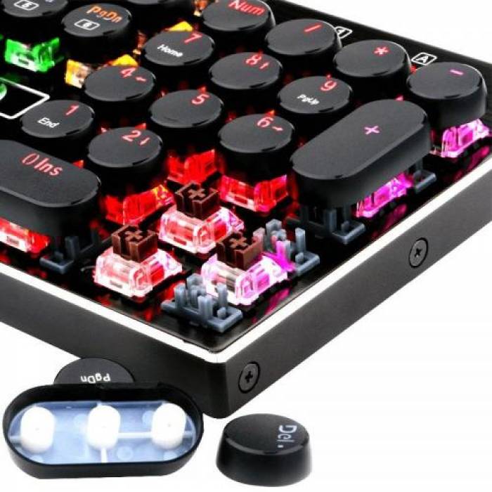 Tastatura Redragon Devarajas, RGB LED, USB, Black