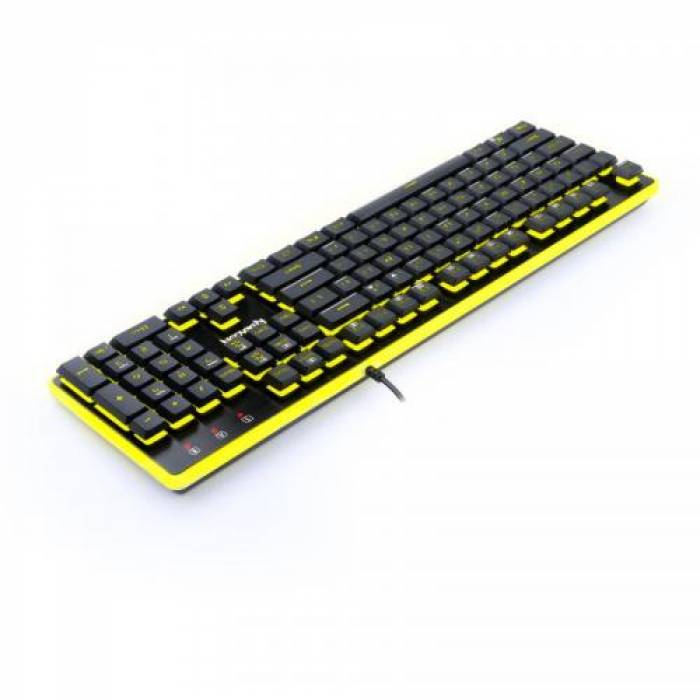 Tastatura Redragon Dyaus, RGB LED, USB, Black