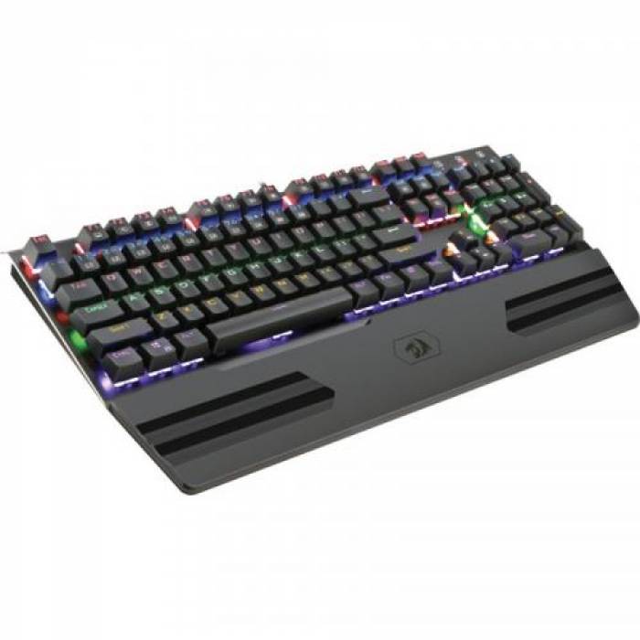 Tastatura Redragon Hara, RGB LED, USB, Black