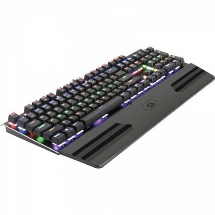 Tastatura Redragon Hara, RGB LED, USB, Black