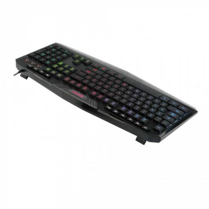 Tastatura Redragon Harpe Pro, RGB LED, USB, Black
