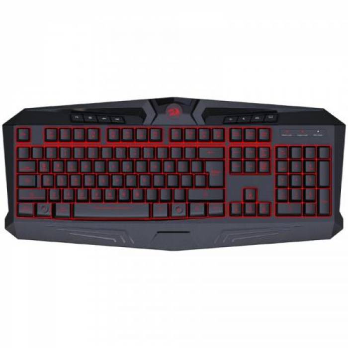 Tastatura Redragon Harpe, RGB LED, USB, Black