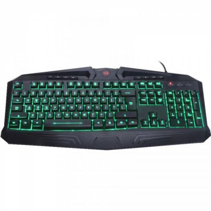 Tastatura Redragon Harpe, RGB LED, USB, Black