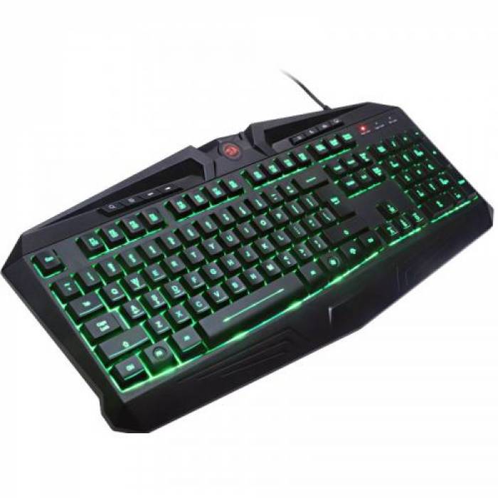 Tastatura Redragon Harpe, RGB LED, USB, Black