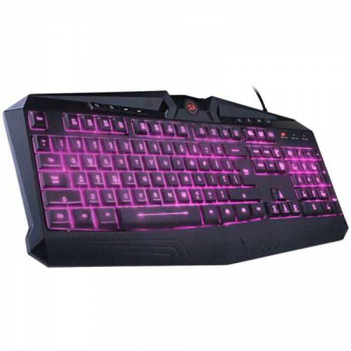 Tastatura Redragon Harpe, RGB LED, USB, Black